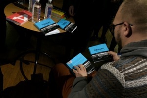 Presentation of the Kaunas architectural guide. Photo by Austėja Masiokaitė