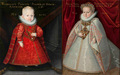M. Kober. "Portrait of Vladislav Sigismund Vasa" and "Portrait of Anna Maria Vazaitė", 1596, Las Descalzas Reales monastery, Madrid, Spain