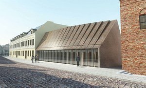 Marijos radijo pastato V. Sladkevičiaus g. 5 projektinis pasiūlymas. I variantas