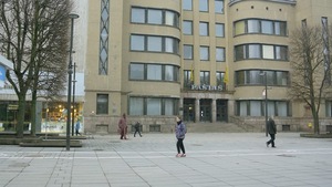 Siūlymas statyti paminklą burmistrui Jonui Vileišiui Laisvės al. Kaune. Nuotr. iš Kaunas.lt