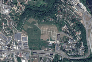 Aleksotas ties Lakūnų plentu. Google žemėlapis