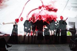 Rytis Beiga (Ry Bi) (Kauno kolegija), kolekcija „Dviveidė“. Mados festivalis „Apkalbos“, 2017 m.