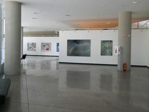 ArtVilnius12. Tolumoje A.Petrašiūnaitės tapyba. Autorės nuotr.