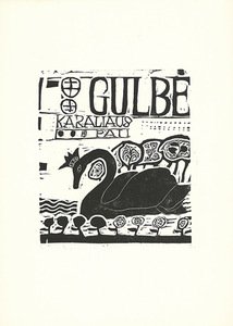 Viktoras Petravičius. Iliustracija pasakai „Gulbė karaliaus pati“. 1937. Linoraižinys Viktoras Petravičius. Iliustracija pasakai „Gulbė karaliaus pati“. 1937. Linoraižinys
