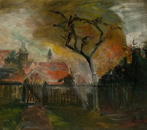 B. Buika. "Burning Barn", 1920-1922. Stern gallery. B. Buika. "Burning Barn", 1920-1922. Stern gallery.