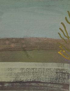 Agnė Liškauskienė. Silvery field. Licheny tree, 50 x 40, oil on cardboard and canvas, 2016 Agnė Liškauskienė. Silvery field. Licheny tree, 50 x 40, oil on cardboard and canvas, 2016