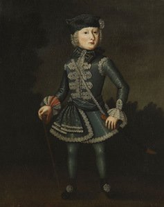 Anonimas. „Nikolo Feri portretas“, 1752 m., Lunevilio rūmai, Prancūzija