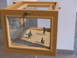 A fragment from E. Markūnas exhibition Twilight Zone