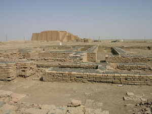 Ruins of the Ur palace complex, Iraq