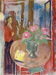 Z. Varnauskas. Still life with a book. Paper, mixed tech., 70x50 cm, 1970. Z. Varnauskas. Still life with a book. Paper, mixed tech., 70x50 cm, 1970.