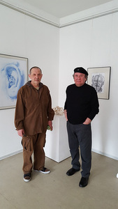 Dailininkai Jonas Arčikauskas ir Rimvydas Mulevičius Dailininkai Jonas Arčikauskas ir Rimvydas Mulevičius