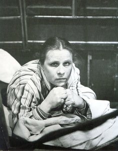 V. Grigaitytė – Giedrė in the play The Great Lust (director N. Karpuškaitė). Photo from the personal archive, 1984. V. Grigaitytė – Giedrė in the play The Great Lust (director N. Karpuškaitė). Photo from the personal archive, 1984.