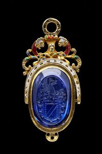 Tomo Knyveto antspaudas, 1580 m. Viktorijos ir Alberto muziejus, Didžioji Britanija Tomo Knyveto antspaudas, 1580 m. Viktorijos ir Alberto muziejus, Didžioji Britanija