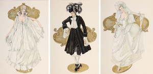 Costumes for Wolfgang Amadeus Mozart's opera Don Giovanni. Kaunas State Musical Theatre. Director G. Žilys. 1980 Costumes for Wolfgang Amadeus Mozart's opera Don Giovanni. Kaunas State Musical Theatre. Director G. Žilys. 1980