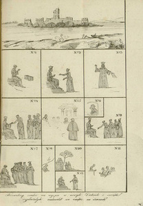 V. Smakauskas, „Trakų salos pilies freskos kopijos“, 1822 m., „Athenaeum“ 1841 m. V. Smakauskas, „Trakų salos pilies freskos kopijos“, 1822 m., „Athenaeum“ 1841 m.