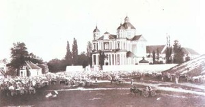 V. Slendzinskis, ,,Petrinių mugė Antakalnyje“, 1892 m. V. Slendzinskis, ,,Petrinių mugė Antakalnyje“, 1892 m.