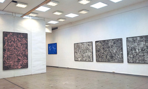 E. Markūnas' painting exhibition Small version of the great chaos. Author's photograph