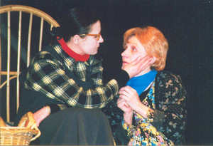 V. Grigaitytė – Jesse in the play Goodnight, mother (director V. Šinkariukas). Photo from the personal archive, 2003. V. Grigaitytė – Jesse in the play Goodnight, mother (director V. Šinkariukas). Photo from the personal archive, 2003.