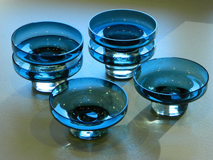 Daina Rimkevičienė, stiklo indai, 9 deš.