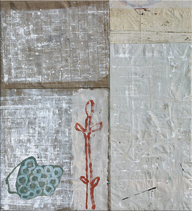 Agnė Liškauskienė. Things in the snow, 160 x 145, acrylic on canvas, 2011 Agnė Liškauskienė. Things in the snow, 160 x 145, acrylic on canvas, 2011