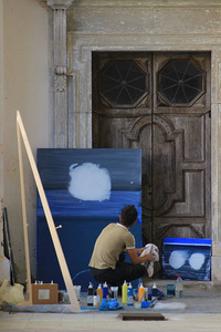 7.	23-iasis Tarptautinis tapytojų pleneras A. Samuoliui atminti, Pažaislio vienuolynas, 2016. G. Vaičio nuotrauka