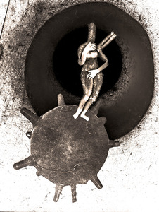 Nada Dimič, silikono lėlė iš spektaklio „Plaukuota burna“ gastrolių Kroatijoje, 2016 Nada Dimič, silikono lėlė iš spektaklio „Plaukuota burna“ gastrolių Kroatijoje, 2016