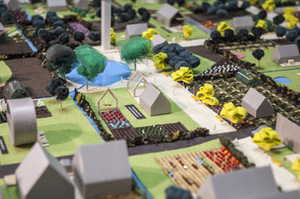 PUPA. Kolektyviniai sodai – maketas (urbanistinis)