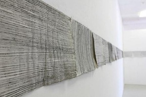 Agnė Deveikytė-Liškauskienė. Dialogas. 2012, popierius, siūlas Agnė Deveikytė-Liškauskienė. Dialogas. 2012, popierius, siūlas