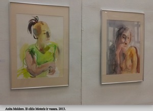 Anita Meldere. Iš ciklo "Moteris ir vasara". 2013. Anita Meldere. Iš ciklo "Moteris ir vasara". 2013.