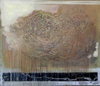 ABOUT TEA DRINKING. 2003, 109x126, tin, oil.