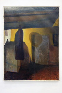 A. Vaitkūnas. „Vlado Didžioko kambarys žvakės šviesoje“, drb., al., 160x120, 1983 m. Deivio Slavinsko nuotr. A. Vaitkūnas. „Vlado Didžioko kambarys žvakės šviesoje“, drb., al., 160x120, 1983 m. Deivio Slavinsko nuotr.