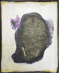 Jovita Aukštikalnytė-Varkulevčienė. „Boundary portraits. Smile tag“. 2014. Oil on canvas, 170 x 140. Author's photo Jovita Aukštikalnytė-Varkulevčienė. „Boundary portraits. Smile tag“. 2014. Oil on canvas, 170 x 140. Author's photo