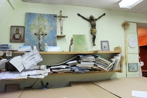 Fragment of the creative studio of R. Čarna