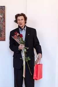 Artist G.Latakas. Photo by Birutė Martuzevičienė