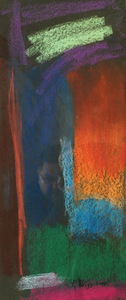 Raimundas Mikšys. "Abstraction", cardboard, pastel, 72 x3 1,4 cm, 2007 Raimundas Mikšys. "Abstraction", cardboard, pastel, 72 x3 1,4 cm, 2007