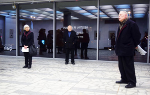 E. Jakutytė’s disciples in the exhibition: L. Drazdauskaitė, P. Repšys, P. R. Vaitiekūnas