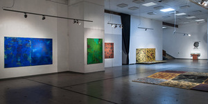 Fragments of E. Varkulevičius-Varkalis' exhibition. Rymantas Penkauskas' photo. Fragments of E. Varkulevičius-Varkalis' exhibition. Rymantas Penkauskas' photo.