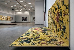 Fragments of E. Varkulevičius-Varkalis' exhibition. Rymantas Penkauskas' photo. Fragments of E. Varkulevičius-Varkalis' exhibition. Rymantas Penkauskas' photo.