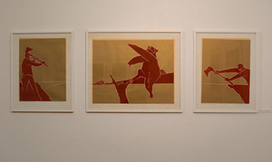 Edmundas Saladžius. Triptych "Meška-chuješka“ Edmundas Saladžius. Triptych "Meška-chuješka“