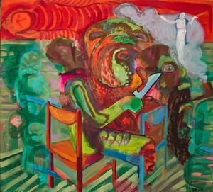 „Ėmimas į dangų“, dr., al., 146 x 162, 2014 m. „Ėmimas į dangų“, dr., al., 146 x 162, 2014 m.