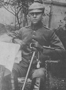 Lieutenant E. Wurche in the Eastern front in 1915 Lieutenant E. Wurche in the Eastern front in 1915