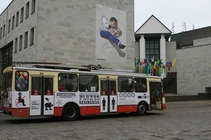 Fluxus trolleybus. Photo by K.Čyžiūtė