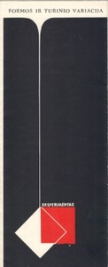 Catalogue-leaflet of exhibition “Variation in Form and Content. Experiment”