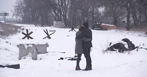 Kadras iš Š. Barto filmo „Šerkšnas“ Kadras iš Š. Barto filmo „Šerkšnas“