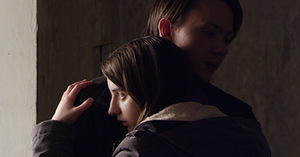 Kadras iš Š. Barto filmo „Šerkšnas“ Kadras iš Š. Barto filmo „Šerkšnas“