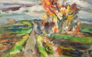 A. Galdikas. 'Autumn Landscape' (1960). Photo from Kunstkamera.lt A. Galdikas. 'Autumn Landscape' (1960). Photo from Kunstkamera.lt