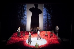 Scene from the performance "Tribe". Dir. A.Jankevičius, National Kaunas Drama Theatre. Photo by Donatas Stankevičius Scene from the performance "Tribe". Dir. A.Jankevičius, National Kaunas Drama Theatre. Photo by Donatas Stankevičius