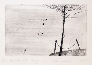 Greta Grendaitė. Iš serijos KARO TAKTIKOS (30), oforto giliaspaudė, 2011 Greta Grendaitė. Iš serijos KARO TAKTIKOS (30), oforto giliaspaudė, 2011