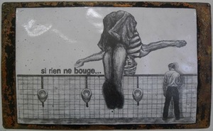 Greta Grendaitė. Iš serijos TUŠTUMOS (3). Varis, emalis, 2012 Greta Grendaitė. Iš serijos TUŠTUMOS (3). Varis, emalis, 2012