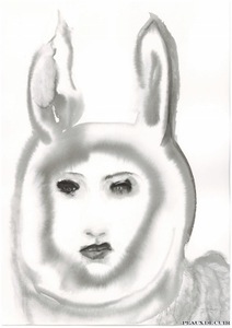 Greta Grendaitė. Iš serijos FLORA & FAUNA (16). Tušas, koliažas, 2013 Greta Grendaitė. Iš serijos FLORA & FAUNA (16). Tušas, koliažas, 2013